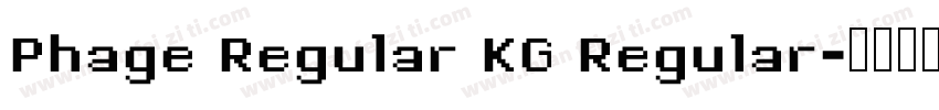 Phage Regular KG Regular字体转换